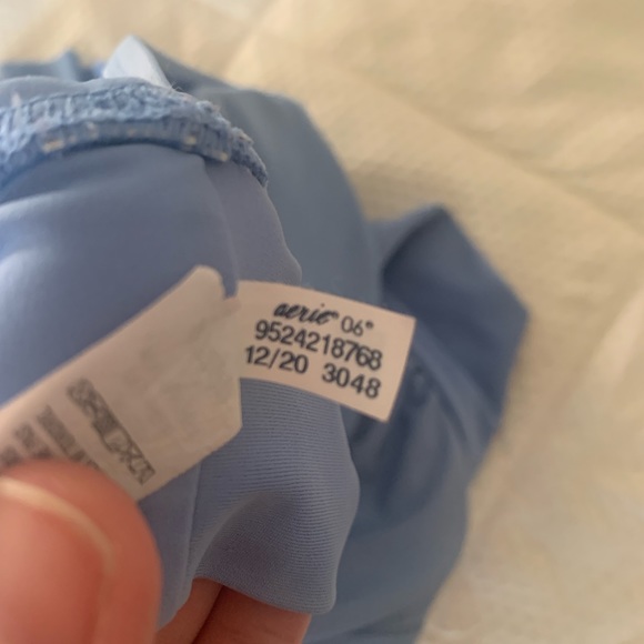 Aerie triangle ruffle bikini top - Picture 4 of 4